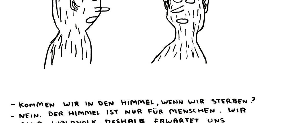 Unheimlich vertraut: Eine Seite aus dem Buch.