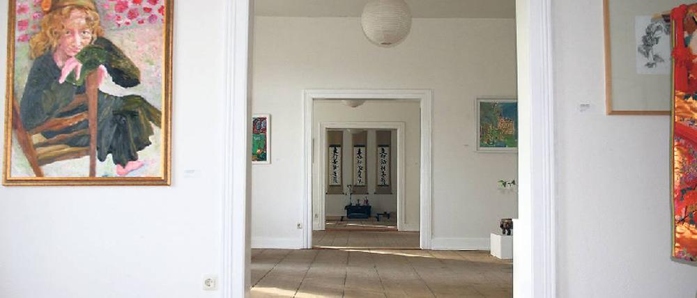 Einladend. Auf Schloss Mitsuko ist japanische Kunst ausgestellt. Foto: dpa