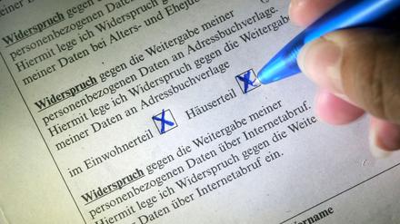 Ein einfacher Widerspruch gegen die Weitergabe der Daten genügt nicht.