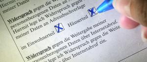 Ein einfacher Widerspruch gegen die Weitergabe der Daten genügt nicht.