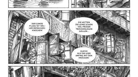 Unheimlich. Eine Seite aus Kreitz' aktuellem Buch „Haarmann“.
