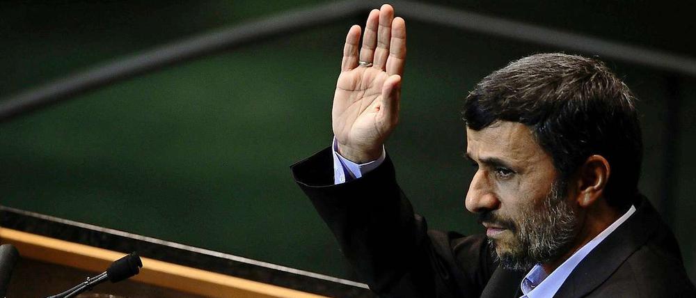 Irans Präsident Ahmadinedschad.
