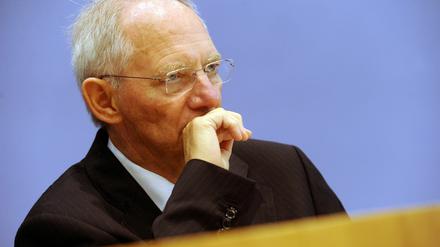 Bundesfinanzminister Wolfgang Schäuble.