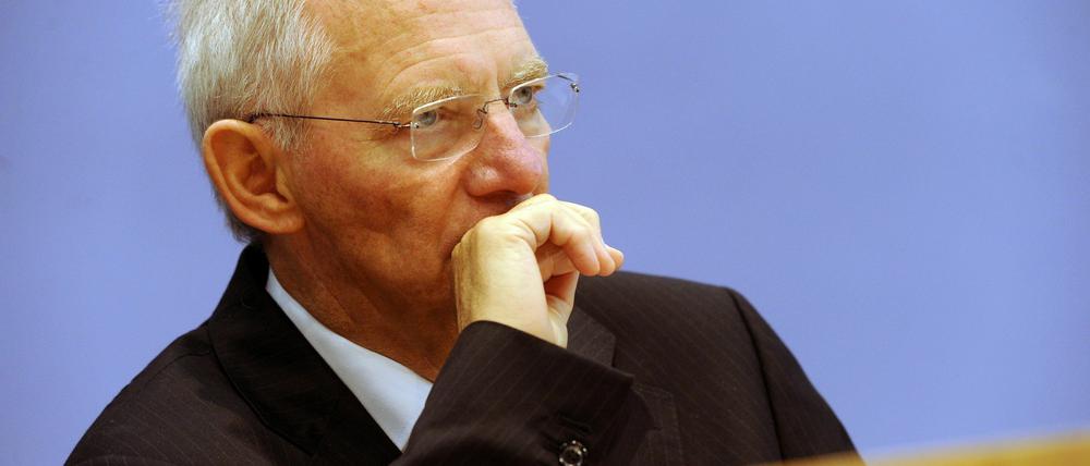 Bundesfinanzminister Wolfgang Schäuble.