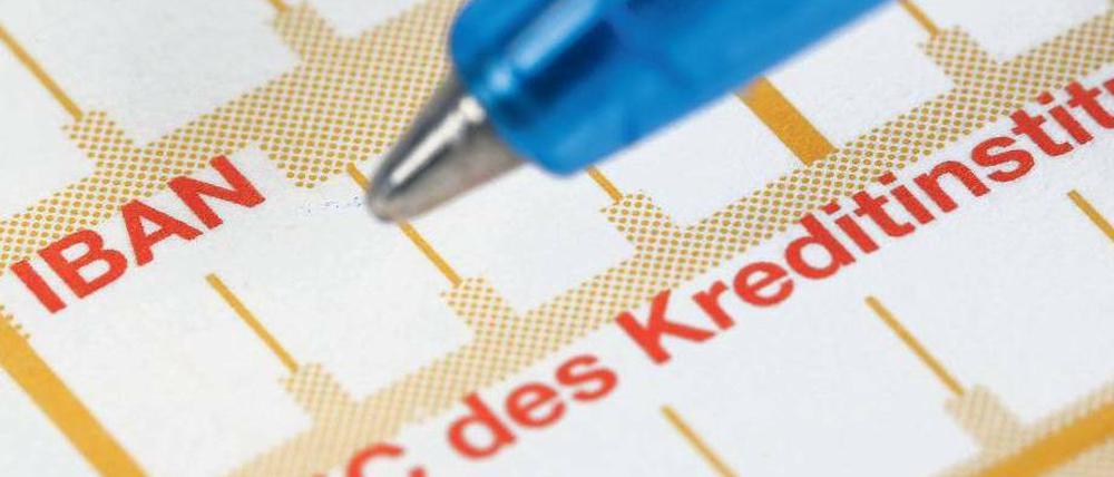 Brüsseler Gedankenspiele. Auch bei Inlandsüberweisungen droht der Abschied von den üblichen Kontonummern. 