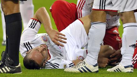 Neben Robben ist jetzt auch Ribéry verletzt (Foto).