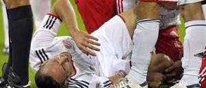 Neben Robben ist jetzt auch Ribéry verletzt (Foto).