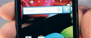 Das Android-Smartphone Samsung Galaxy gilt als iPhone-Herausforderer. Foto: AFP