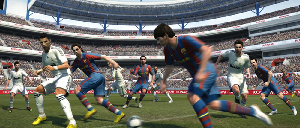 Ballzauberer: Lionel Messi in „Pro Evolution Soccer 20011“.