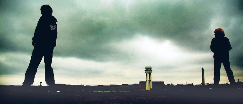 Das Tempelhofer Feld.