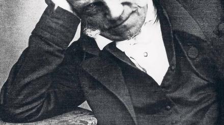 Geist und Gewicht. Arthur Schopenhauer in einer Daguerrotypie von 1852.