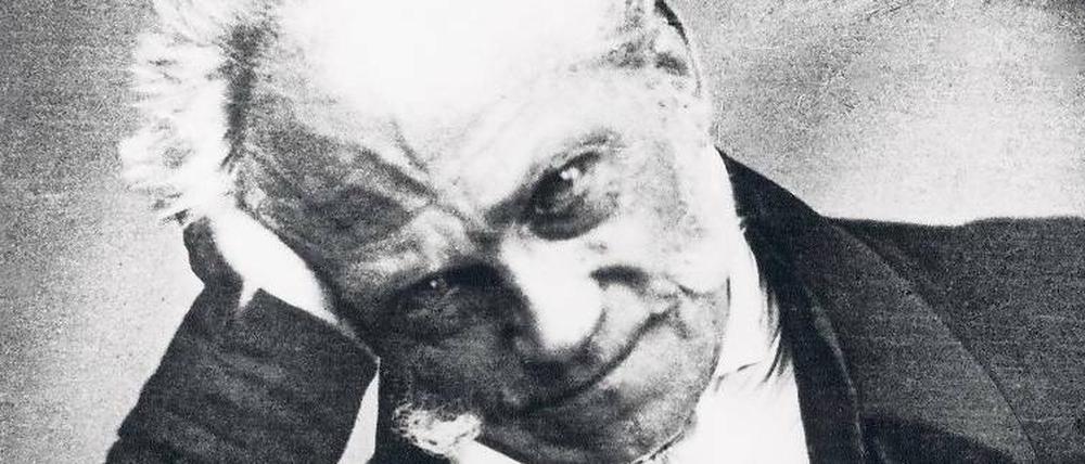 Geist und Gewicht. Arthur Schopenhauer in einer Daguerrotypie von 1852.
