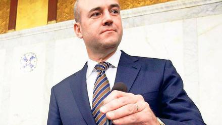 Polit-Krimi. Premier Fredrik Reinfeldt muss weiter warten.