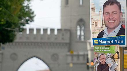 Kopf an Kopf in Potsdam.