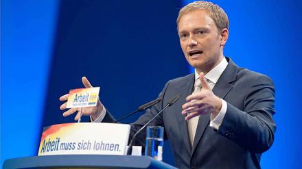 FDP-Generalsekretär Christian Lindner