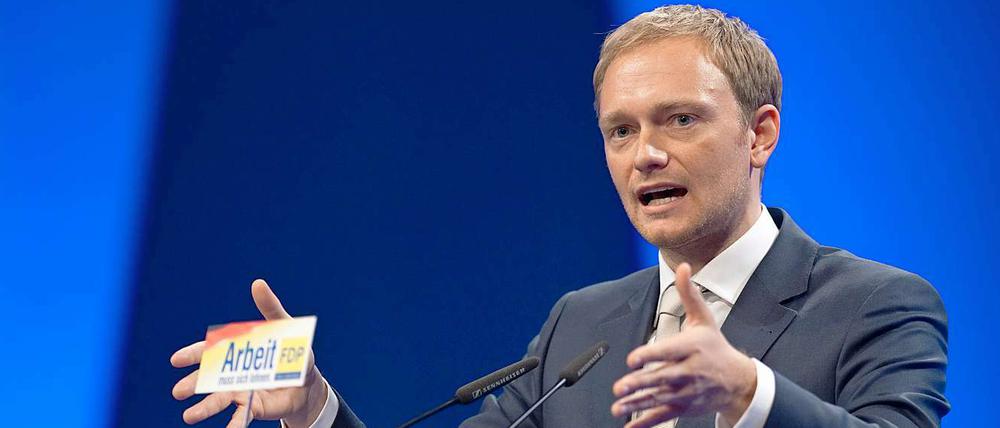 FDP-Generalsekretär Christian Lindner