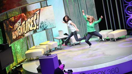 Zappeln, was das Zeug hält: die Bewegungssteuerung "Kinect".