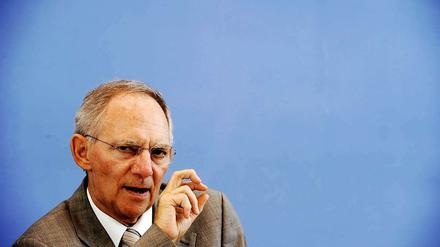 Bundesfinanzminister Wolfgang Schäuble.