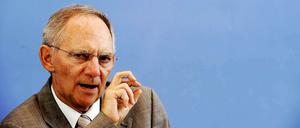 Bundesfinanzminister Wolfgang Schäuble.