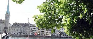Das Kai in der Altstadt von Zürich.