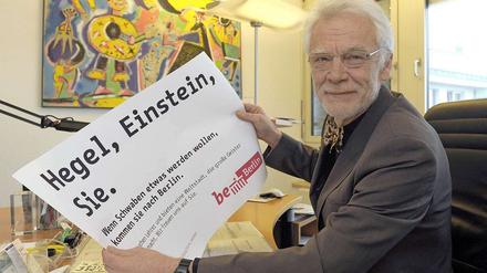 Auf Augenhöhe mit den Großen.Wissenschaftssenator Zöllner gibt zusätzliches Geld für den Betrieb seiner Einstein-Stiftung aus. Doch Spenden blieben bislang aus.