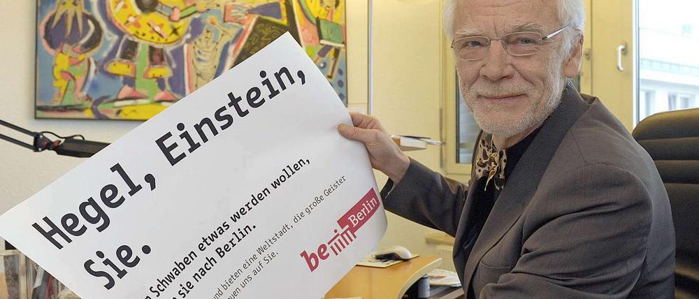 Auf Augenhöhe mit den Großen.Wissenschaftssenator Zöllner gibt zusätzliches Geld für den Betrieb seiner Einstein-Stiftung aus. Doch Spenden blieben bislang aus.