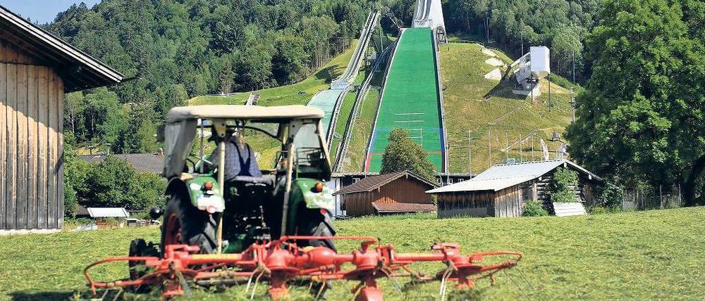 Grüne Spiele? In Garmisch-Partenkirchen hat sich Widerstand gegen die Münchner Olympiabewerbung formiert. Foto: dpa