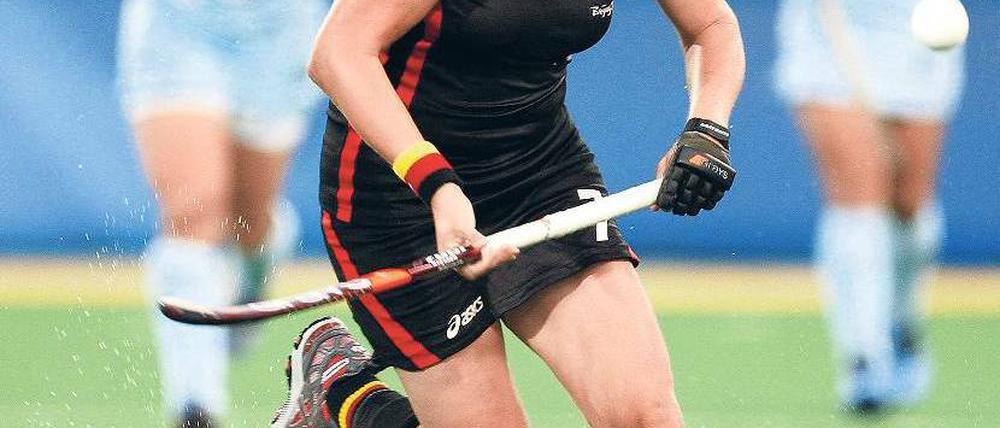 Berliner Hilfe. Auch Rekordnationalspielerin Natascha Keller zählt zum Kader bei der WM in Argentinien. Foto: dpa