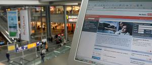 Wlan gibt es schon am Hauptbahnhof, Klaus Wowereit hätte es gern für die gesamte Berliner Innenstadt.