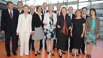Das neue NRW-Landeskabinett.