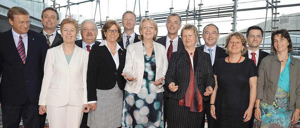 Das neue NRW-Landeskabinett.