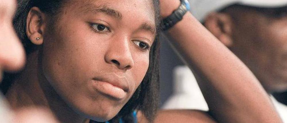 In der Stadt ihres größten Triumphes. Genau ein Jahr und drei Tage nach dem WM-Titel startet Caster Semenya wieder in Berlin. Foto: dpa