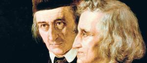 Vorbild an Bürgersinn. Die Brüder Jacob (1785–1863, r.) und Wilhelm Grimm (1786–1859), gemalt von Elisabeth Jerichau-Baumann.