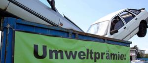 Die Abwrackprämie: 2500 Euro, die der Staat gut gebrauchen könnte, finden einige Abgeordnete.