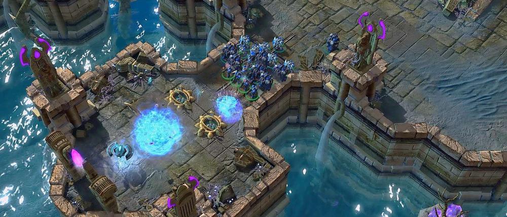 Magie im Spiel: Szene aus „Starcraft II: Wings of Liberty“.