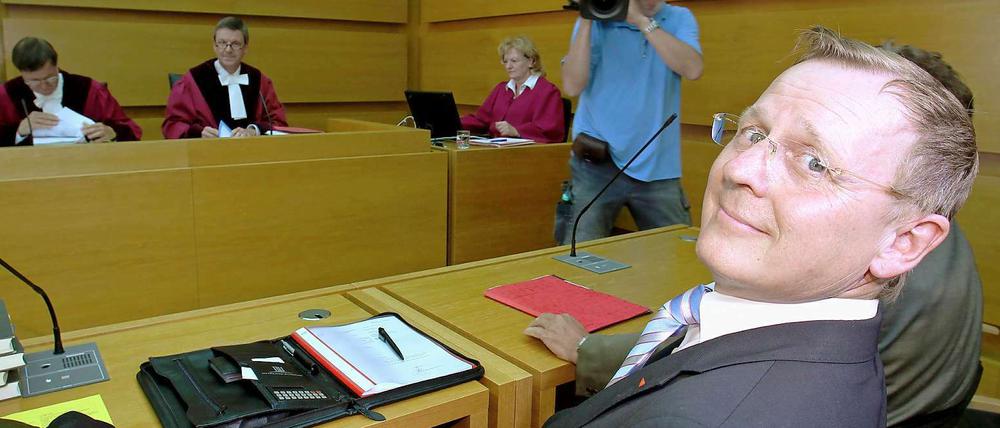 Noch guter Dinge. Bodo Ramelow vor der Verkündung des Urteils.