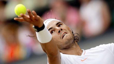 Im Moment unangefochten der beste Spieler der Welt: Rafael Nadal aus Spanien.