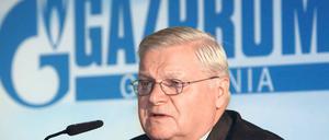 Bilanz. Gazprom-Germania-Chef Hans-Joachim Gornig in Berlin. Foto: dpa