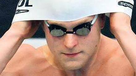 Fertig zum Einsatz. Steffen Deibler triumphierte über die 50-Meter-Strecken. Foto: dpa
