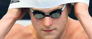 Fertig zum Einsatz. Steffen Deibler triumphierte über die 50-Meter-Strecken. Foto: dpa