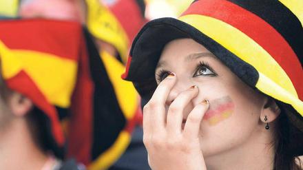 Jetzt bloß nicht nachlassen. Ab und zu mussten die Berliner Fans noch bibbern.