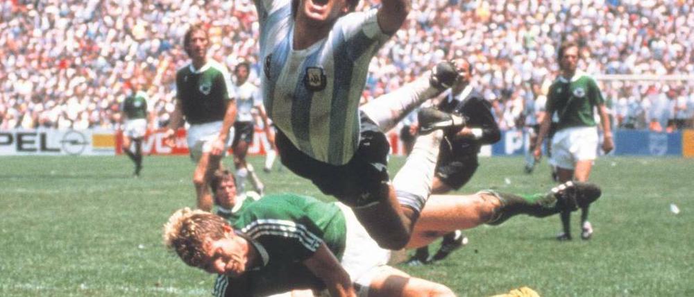 Maradona gegen Deutschland.