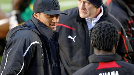 Wird beim Zuschauen wieder gesund: Kevin-Prince Boateng hofft auf einen Einsatz gegen Uruguay.