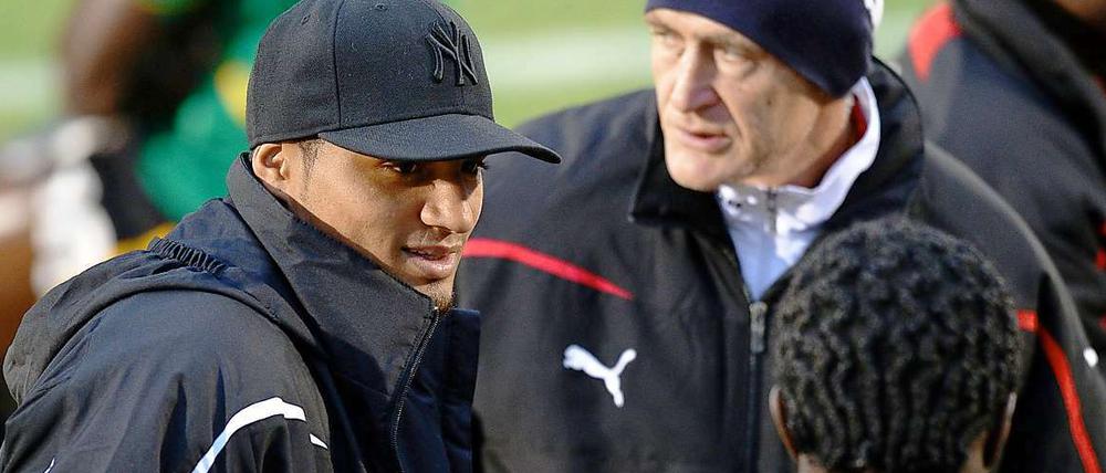 Wird beim Zuschauen wieder gesund: Kevin-Prince Boateng hofft auf einen Einsatz gegen Uruguay.