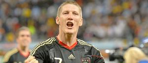 Ein echter Anführer: Bastian Schweinsteiger glänzte gegen Argentinien sowohl in der Offensive als auch in der Defensive.