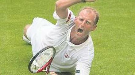 Schluss mit dem Quatsch. Muster will wieder ernsthaft Tennis spielen. Foto: ddp