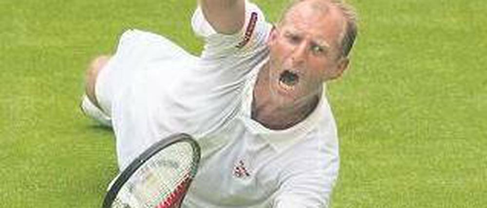 Schluss mit dem Quatsch. Muster will wieder ernsthaft Tennis spielen. Foto: ddp