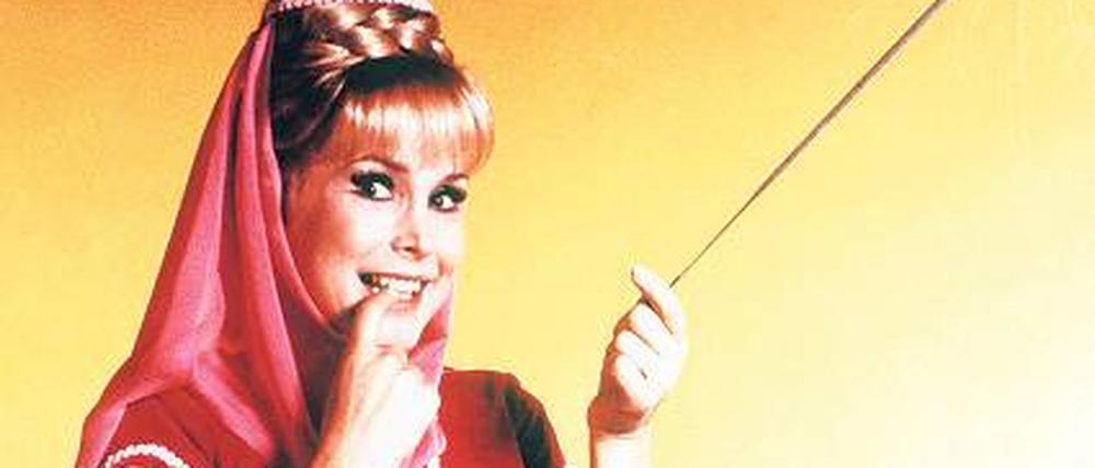 In einem Nachtclub entdeckt. Barbara Eden, die bezaubernde „Jeannie“. Foto: dpa