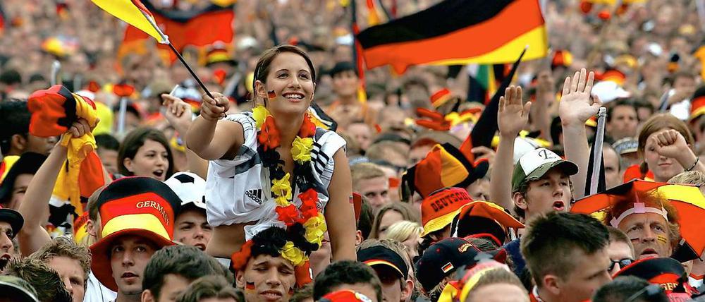 Fanmeile während der Fußball-WM 2006.