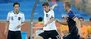 Neue deutsche Spielfreude mit Özil (links) und Müller.